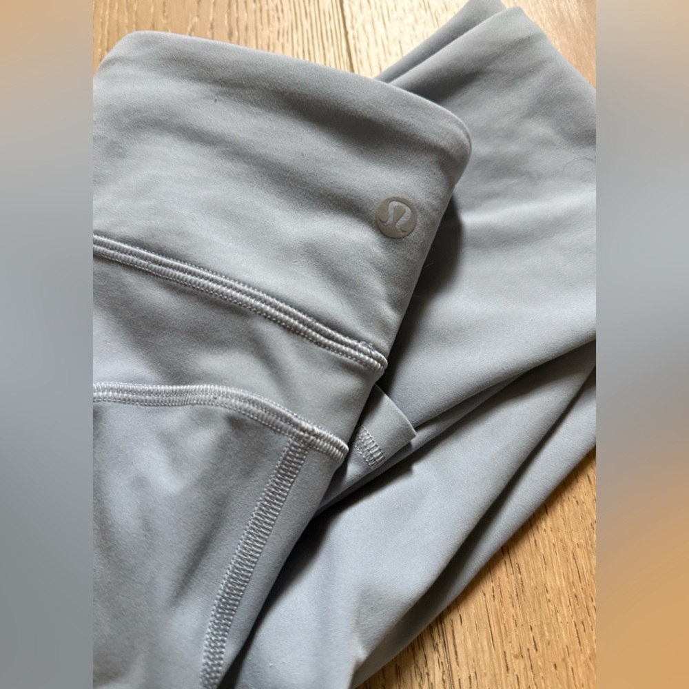 lululemon athletica Light Gray High-Rise Leggings
